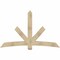 Ekena Millwork Alberta Rough Sawn Timber Gable Bracket, Douglas Fir, 84"W x 53"H x 6"D x 6"F, 15/12 Pitch GBW084X53X0606ALB00RDF - alternate 1
